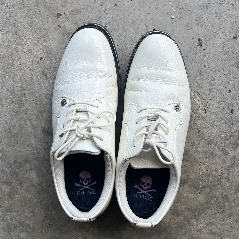 G/FORE women’s white leather golf shoes